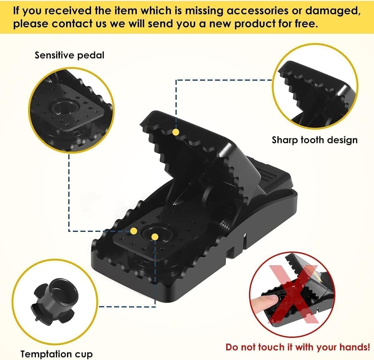 Heavy Duty Reusable Mouse Trap